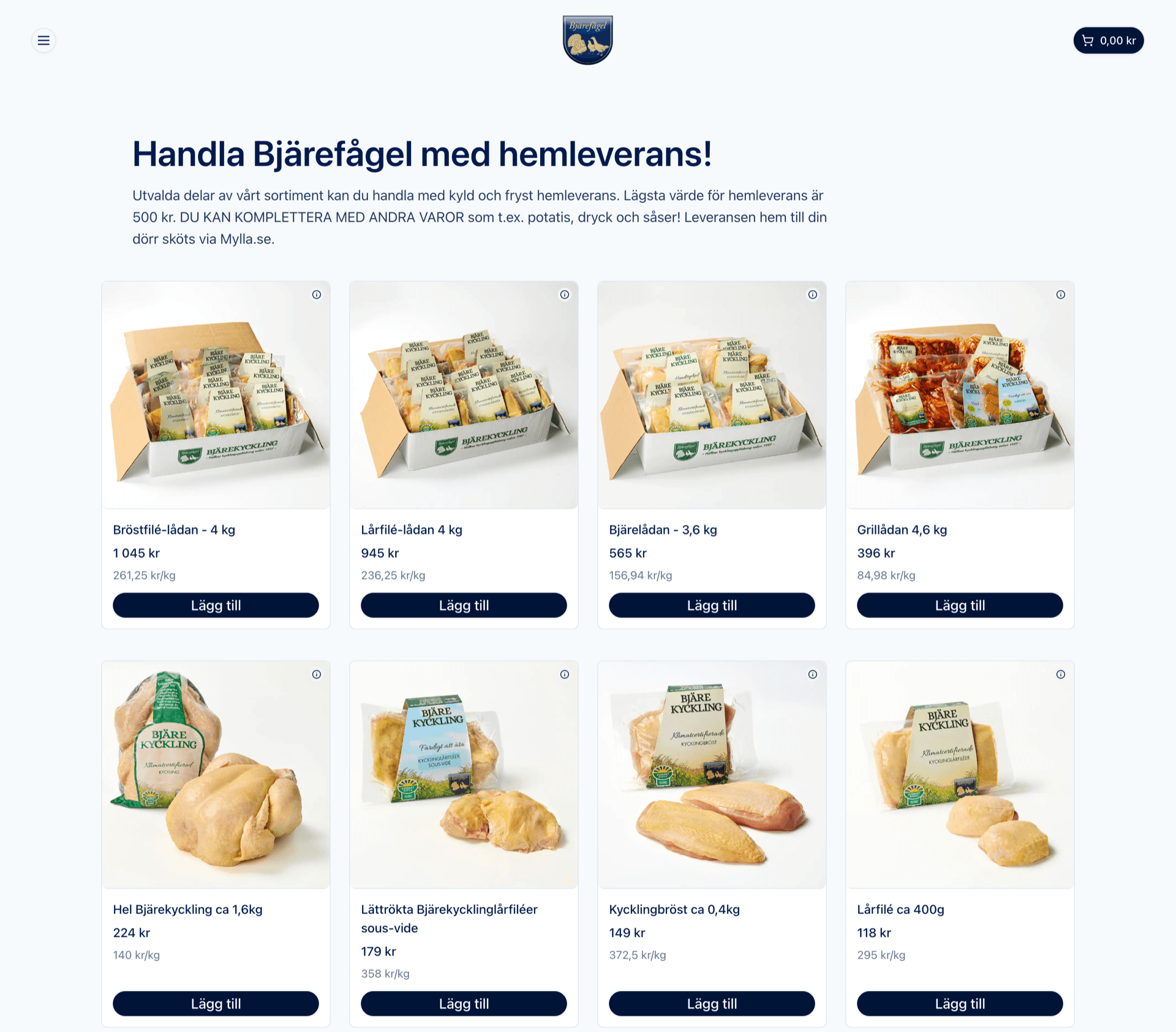 Bjärefågel butik i Mylla