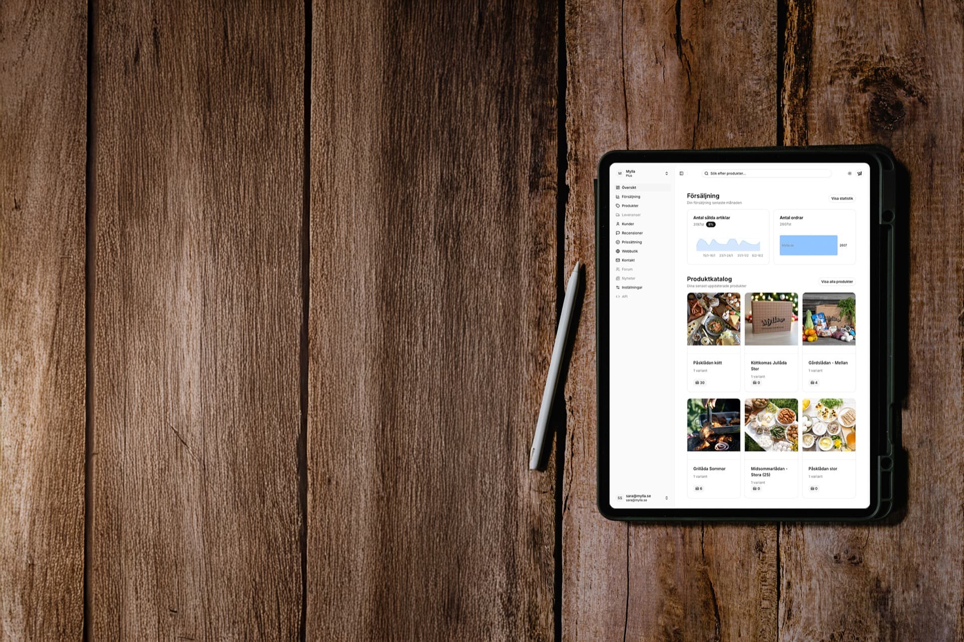 Producentportalen i Mylla